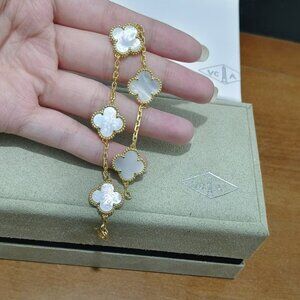 💎🌈AutheitcVan💎🌈 Van Cleef & Arpels Vintage Alhambra Bracelet💎🌈